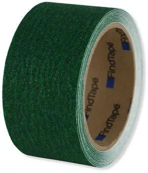 FindTape AST-35 Premium Anti-Slip Non-Skid Tape [Colors, 60 grit]: 2 in. x 10 ft. (Green)