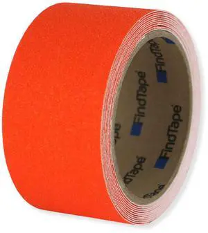 FindTape AST-35 Premium Anti-Slip Non-Skid Tape [Colors, 60 grit]: 2 in. x 10 ft. (Orange)