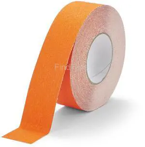 FindTape AST-35 Premium Anti-Slip Non-Skid Tape [Colors, 60 grit]: 2 in. x 60 ft. (Orange)