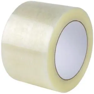 FindTape Carton Sealing Packing Tape (BOPP-R2M): 3 in. (72mm actual) x 110 yds. (Clear)