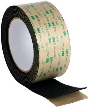 3M Dual Lock Low Profile Reclosable Fastener [Black] (SJ4575): 2 in. x 10 ft. (Black)