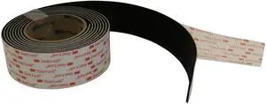 3M Dual Lock Type 400 Reclosable Fastener [Black / Acrylic Adhesive] (SJ3551): 2 in. x 10 ft. (Black)