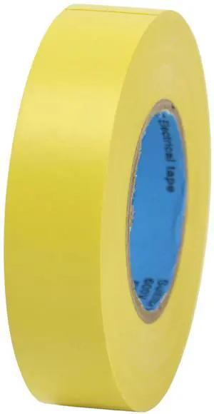 FindTape Wonder Professional Grade Vinyl Insulating Tape [7 mils thick]: 3/4 in. x 66 ft. (Yellow)