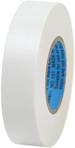 FindTape Wonder Professional Grade Vinyl Insulating Tape [7 mils thick]: 3/4 in. x 66 ft. (White)