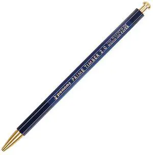 HIGHTIDE Penco Brass Prime Timber Pencil: v2.0 (Navy Blue)