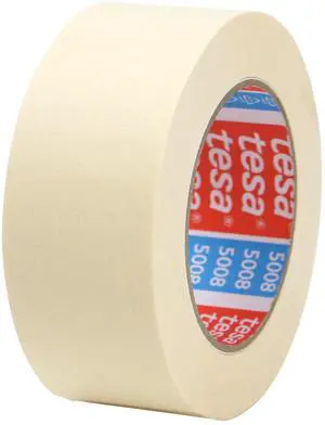 tesa Crepe Paper Masking Tape [multi-purpose] (5008): 2 in. (48mm actual) x 60 yds. (Natural)