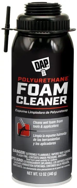 DAP Polyurethane Foam Cleaner: 12.0 oz. (Clear)
