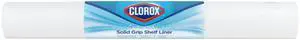 Duck Brand EasyLiner with Clorox Solid Grip Shelf Liner [Non-Adhesive]: 20 in. x 6 ft. (White)