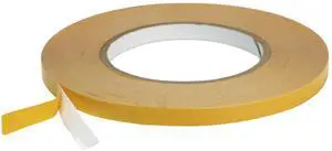 FindTape Double-Sided White PVC Tape [Aggressive Adhesive] (DC-4420): 3/8 in. x 36 yds. (White)