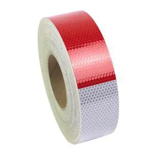 FindTape Gate Arm Reflective Tape: 2 in. x 50 ft. (Alternating 16 in. Red 16 in. White) GATE-RW-2x50 FindTape Gate Arm Reflective Tape: 2 in. x 50 ft. (Alternating 16 in. Red 16 in. White) GATE-RW-2x50