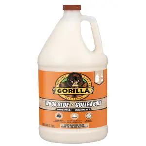 Gorilla Wood Glue: 128 oz. / 1 gallon bottle (White) 6231501 Gorilla Wood Glue: 128 oz. / 1 gallon bottle (White) 6231501