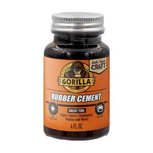 Gorilla Rubber Cement: 4 oz. (Tan) Gorilla Rubber Cement: 4 oz. (Tan)