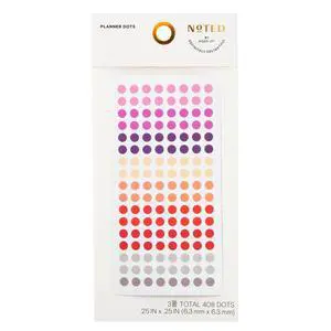 Post-it Noted Planner Dots / Stickers: 0.25 in. diameter / 408 dots/pack (Pink and Purple) *408 dots/25 coins NTD-PD-PP Post-it Noted Planner Dots / Stickers: 0.25 in. diameter / 408 dots/pack (Pink and Purple) *408 dots/25 coins NTD-PD-PP