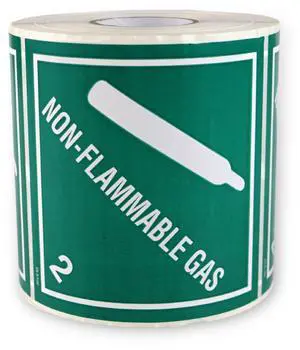 FindTape Regulated DOT Shipping Labels: 4 in. x 4 in. (NON-FLAMMABALE GAS) *500-labels DL5100 FindTape Regulated DOT Shipping Labels: 4 in. x 4 in. (NON-FLAMMABALE GAS) *500-labels DL5100