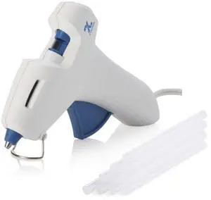 Xyron Mini Hot Glue Gun: 4.5 in. x 1 in. x 5.5 in. (White) 627141 Xyron Mini Hot Glue Gun: 4.5 in. x 1 in. x 5.5 in. (White) 627141