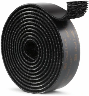 3M Dual Lock Type 250 Reclosable Fastener: 1 in. x 8 ft. (Black) 3M Dual Lock Type 250 Reclosable Fastener: 1 in. x 8 ft. (Black)