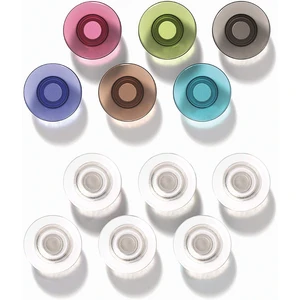 Quartet Strong Magnets for Glass Dry-Erase Boards: 12-pack (Assorted Colors + Clear) 85393 Quartet Strong Magnets for Glass Dry-Erase Boards: 12-pack (Assorted Colors + Clear) 85393