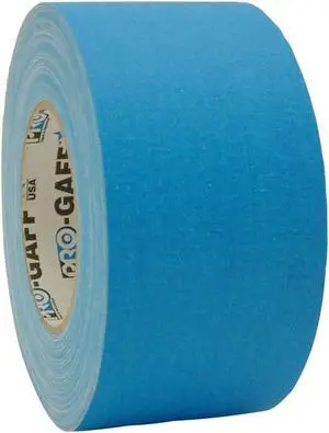 Pro Tapes Pro-Gaff-Neon Premium Fluorescent Gaffers Tape: 3 in. x 50 yds. (Fluorescent Blue)