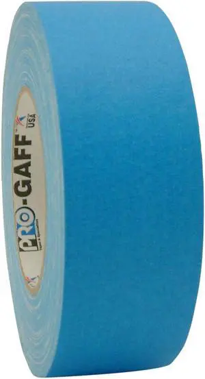 Pro Tapes Pro-Gaff-Neon Premium Fluorescent Gaffers Tape: 2 in. x 50 yds. (Fluorescent Blue)