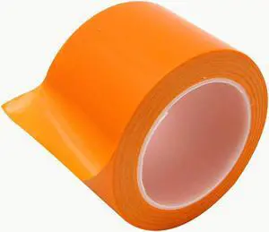 Patco Removable Protective Film Tape (5560): 3 in. (72mm actual) x 36 yds. (Transparent Orange)