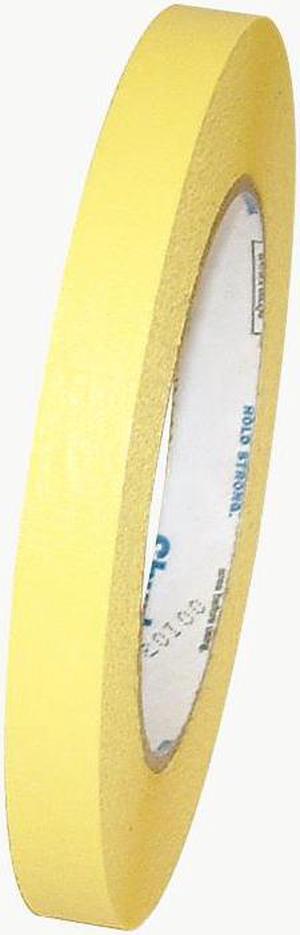 Shurtape Colored Masking Tape (CP-631): 1/2 in. x 60 yds. (Yellow)
