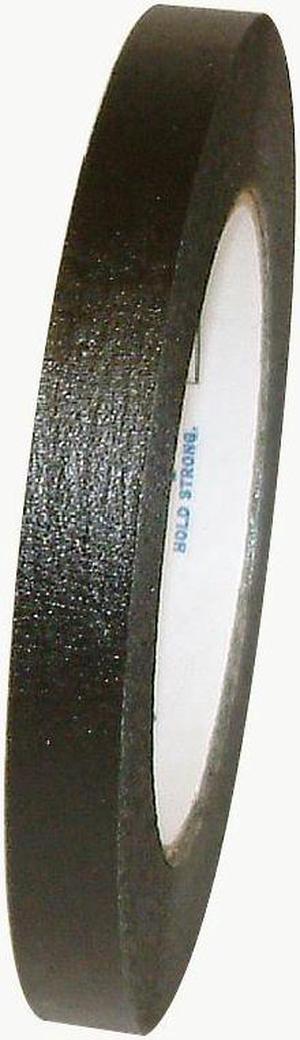 Shurtape Colored Masking Tape (CP-631): 1/2 in. x 60 yds. (Black)