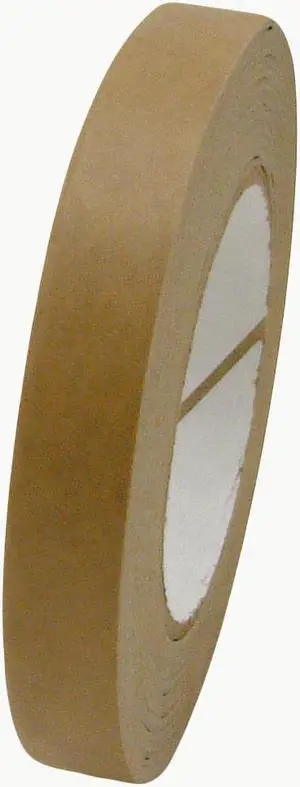 JVCC FPPT-01 Kraft Flatback Paper Packaging Tape: 3/4 in x 60 yds. (Brown)
