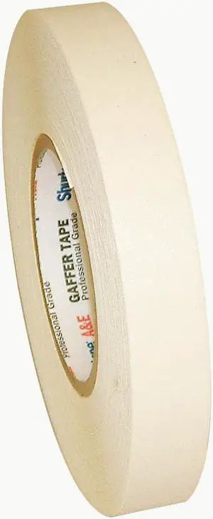 Shurtape P-672 Professional Grade Gaffers Tape: 1 in x 50 yds. (White)