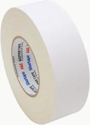 Shurtape P-672 Professional Grade Gaffers Tape: 2 in x 50 yds. (White)