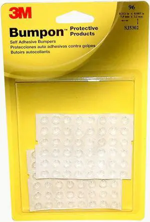 Bumper, Self Adhesive, 0.085 In H, PK96