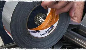 SHURTAPE PC 009 SIL-48mm x 55m-24 rls/cs Duct Tape,9 mil,Silver,PK24