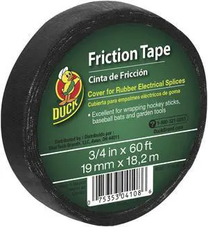 Duck Brand Friction Tape: 3/4 in x 60 ft. (Black)