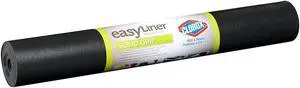 Duck Brand EasyLiner with Clorox Solid Grip Shelf Liner [Non-Adhesive]: 20 in. x 6 ft. (Black) - OEM