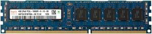 HYNIXHynix Hmt351R7Bfr8A-H9 Hynix 4Gb (1X4Gb) Pc310600 Ddr31333Mhz 1.35V Sdram Registered Ecc Dual Rank Cl9 240Pin Memory Module