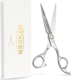 NIXCER HAIR CUTTING SCISSORS SHARP KOREAN CONVEX EDGE BLADE SHEARS SERIES 6.25"