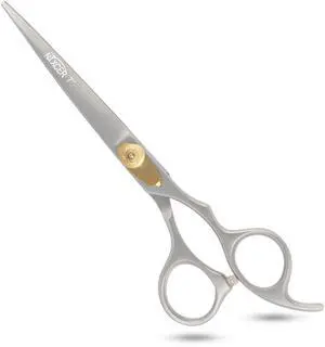 Nixcer Hair Cutting Scissors -Sharp Razor Edge Blade Hair Shears Series 7" With Fine Adjustment Stainless Steel Hair Scissors Professional For Men Women Pets Sand
