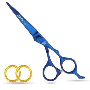 NIXCER PROFESSIONAL SERIES RAVEN RAZOR EDGE FLAT HEAD SCREW HAIR CUTTING SCISSORS 6.5" BLUE NIXCER PROFESSIONAL SERIES RAVEN RAZOR EDGE FLAT HEAD SCREW HAIR CUTTING SCISSORS 6.5" BLUE