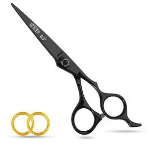 NIXCER PROFESSIONAL SERIES RAVEN RAZOR EDGE ADJUSTABLE SCREW HAIR CUTTING SCISSORS 6.5" BLACK NIXCER PROFESSIONAL SERIES RAVEN RAZOR EDGE ADJUSTABLE SCREW HAIR CUTTING SCISSORS 6.5" BLACK