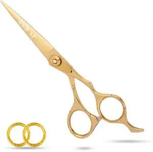 NIXCER PROFESSIONAL SERIES RAVEN RAZOR EDGE ADJUSTABLE SCREW HAIR CUTTING SCISSORS 6.5" GOLD NIXCER PROFESSIONAL SERIES RAVEN RAZOR EDGE ADJUSTABLE SCREW HAIR CUTTING SCISSORS 6.5" GOLD