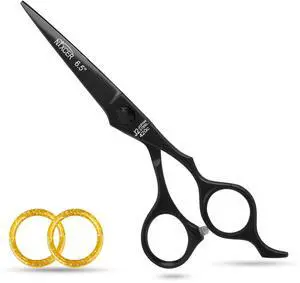 NIXCER PROFESSIONAL SERIES RAVEN RAZOR EDGE DOTTED SCREW HAIR CUTTING SCISSORS 6.5" BLACK NIXCER PROFESSIONAL SERIES RAVEN RAZOR EDGE DOTTED SCREW HAIR CUTTING SCISSORS 6.5" BLACK