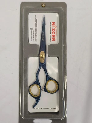 NIXCER PROFESSIONAL SERIES RAZOR EDGE HAIR CUTTING SCISSOR LEFTY 6" BLUE NIXCER PROFESSIONAL SERIES RAZOR EDGE HAIR CUTTING SCISSOR LEFTY 6" BLUE