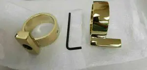ELIZABETHAN CLASSICS FREESTANDING BRACE RING KIT POLISHED BRASS (LOT OF TWO)