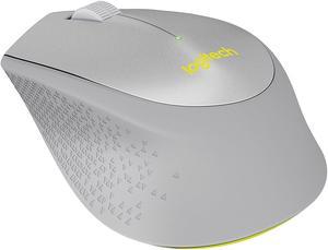 Logitech M330 Silent Plus Wireless Large Mouse (Silver)