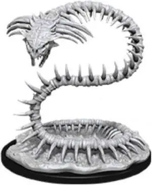D&D Nolzur`s Marvelous Miniatures Bone Naga W12 Unpainted Polymer Plastic Model Detailed Durable WizKids