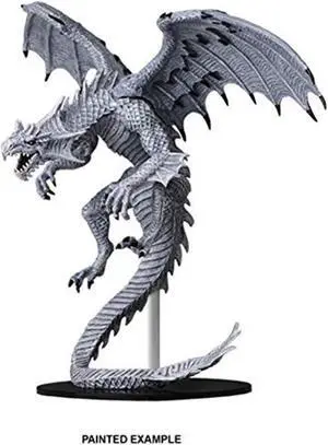 Pathfinder Deep Cuts Gargantuan White Dragon Unpainted WizKids