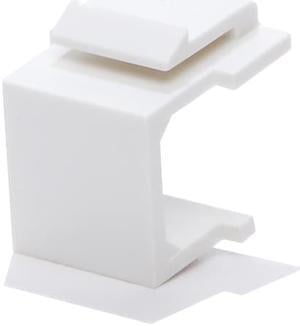 10pcs Snap-in Keystone Blank Insert for Wall Plate White