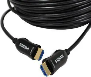 Logico 30ft FIBER OPTIC HDMI CABLE 4K  HDMI 2.0 a/b Compliant, HDCP 2.2 Super High-Speed, Ultra HD HDMI ARC cable with HDR. Perfect for HDTV/Projector/Home Theatre/Roku TV/Apple TV/Video Game Console