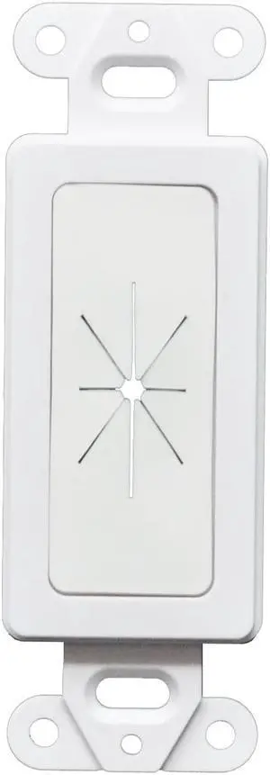 25pcs Decorator Wall Plate Insert with Flexible Opening White