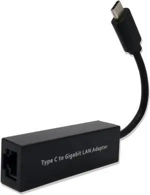 USB-C (Type C 3.1) to RJ45 Gigabit Ethernet LAN Network Adapter