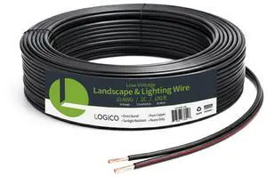 10/2 Low Voltage Landscape Wire Outdoor Light Direct Burial Copper Cable 10AWG 100ft